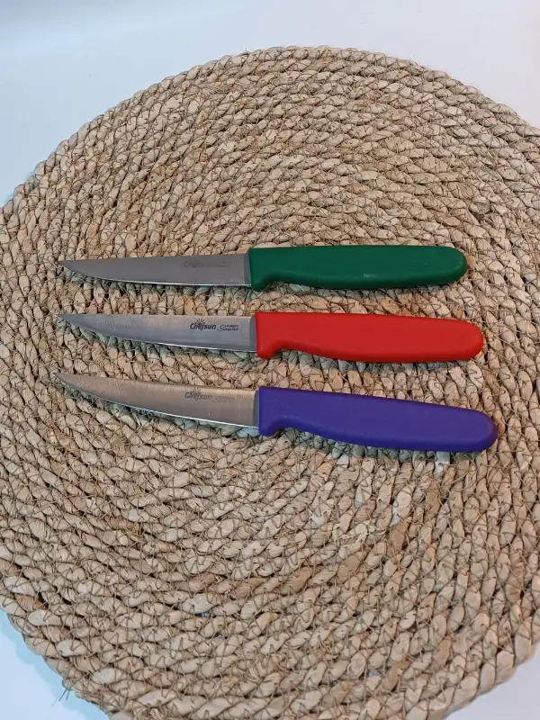 Chefsun Sebze / Meyve Bıçağı Seti 3 Adet