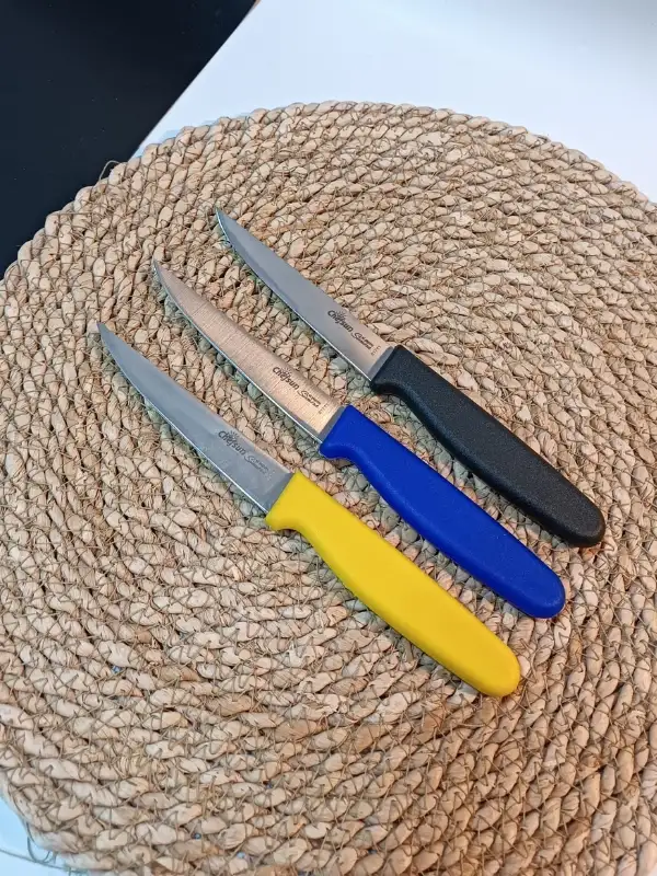 Chefsun Sebze / Meyve Bıçağı Seti 3 Adet