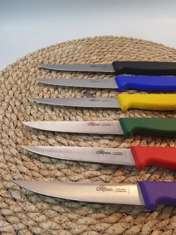Sebze Meyve Sebze Bıçağı Seti 3 Adet Sürmene Chefsun 9cm