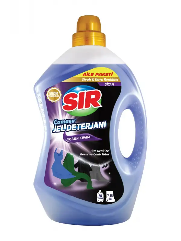 Çamaşır Jel Deterjanı Siyah ve Koyu Renkliler 3 L