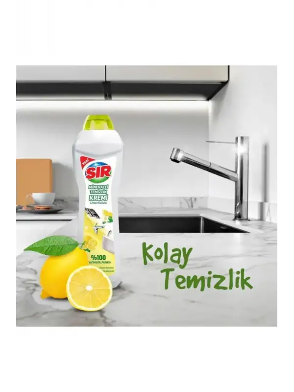 Limon Kokulu Mineralli Temizlik Kremi