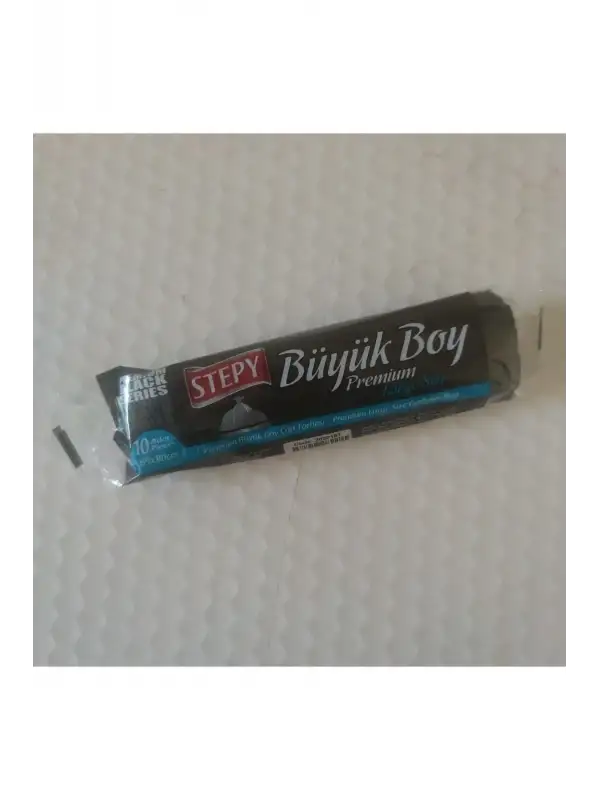 65*80 Büyük Çöp Poşeti Siyah