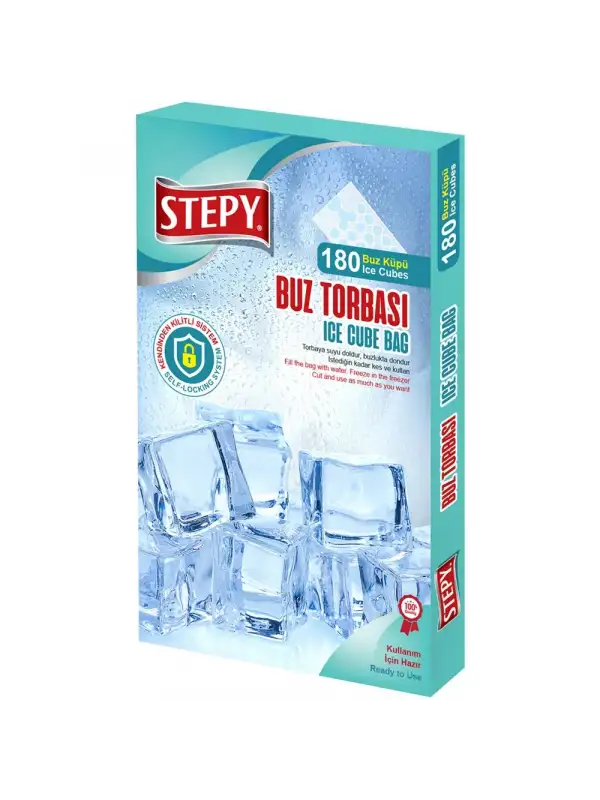 Stepy Buz Torbası 180 Buz Küpü