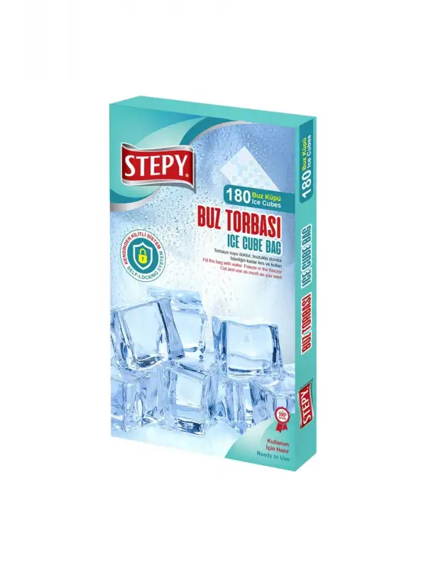 Stepy Buz Torbası 180 Buz Küpü