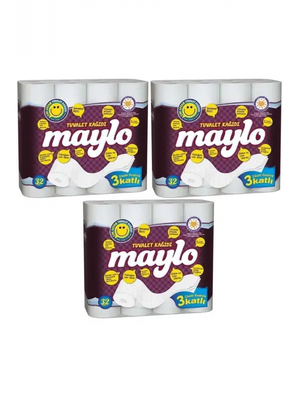 Süper 3 Katlı Tuvalet Kağıdı 32li X3 Adet
