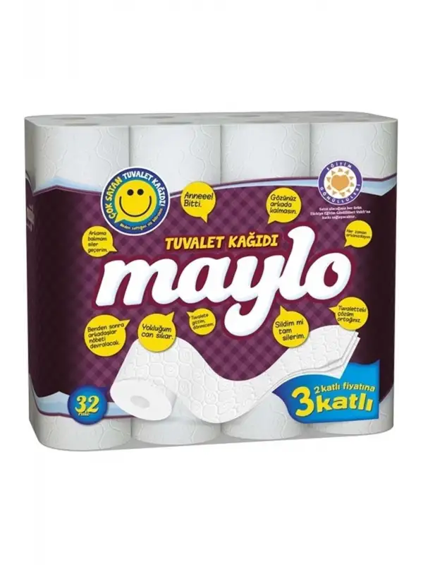 Süper 3 Katlı Tuvalet Kağıdı 32li X3 Adet