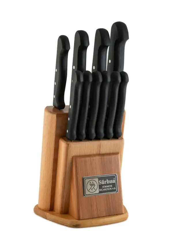 Sürbisa 61500-N Naturel Ahşaplı Mutfak Seti Pimli Sap