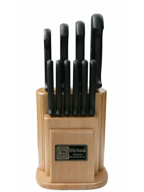 Sürbisa 61500-N Naturel Ahşaplı Mutfak Seti Pimli Sap