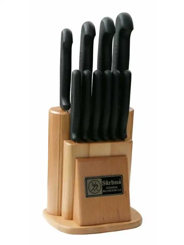 Sürbisa 61501-N Naturel Ahşap Mutfak Seti Pimsiz Sap