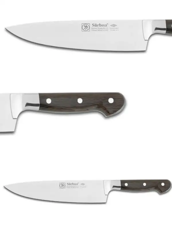 Sürbisa Ahşap Saplı Yöresel Aşçı Bıçağı 61080-YM 20.0 cm