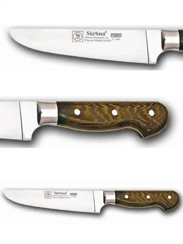 Sürbisa Ahşap Saplı Yöresel Kasap Bıçağı 61010-YM 16.0 cm