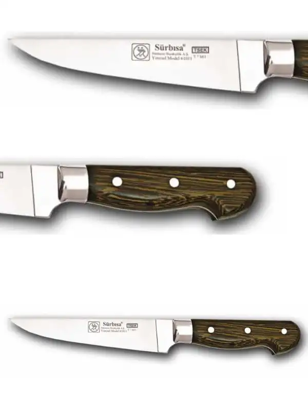 Sürbisa Ahşap Saplı Yöresel Kasap Bıçağı 61011-YM 16.0 cm