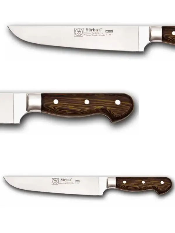 Sürbisa Ahşap Saplı Yöresel Kasap Bıçağı 61040-YM 22.0 cm