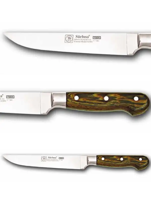 Sürbisa Ahşap Saplı Yöresel Mutfak Bıçağı 61001-YM 17.5 cm