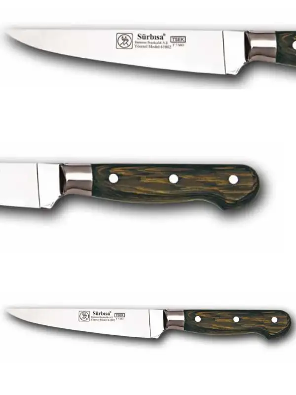 Sürbisa Ahşap Saplı Yöresel Mutfak Bıçağı 61002-YM 15.0 cm