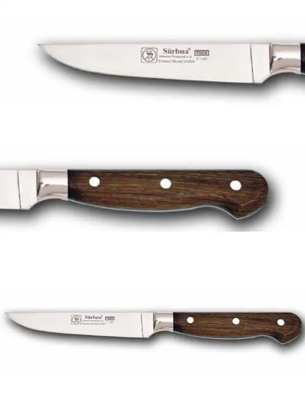 Sürbisa Ahşap Saplı Yöresel Mutfak Bıçağı 61004-YM 10.0 cm