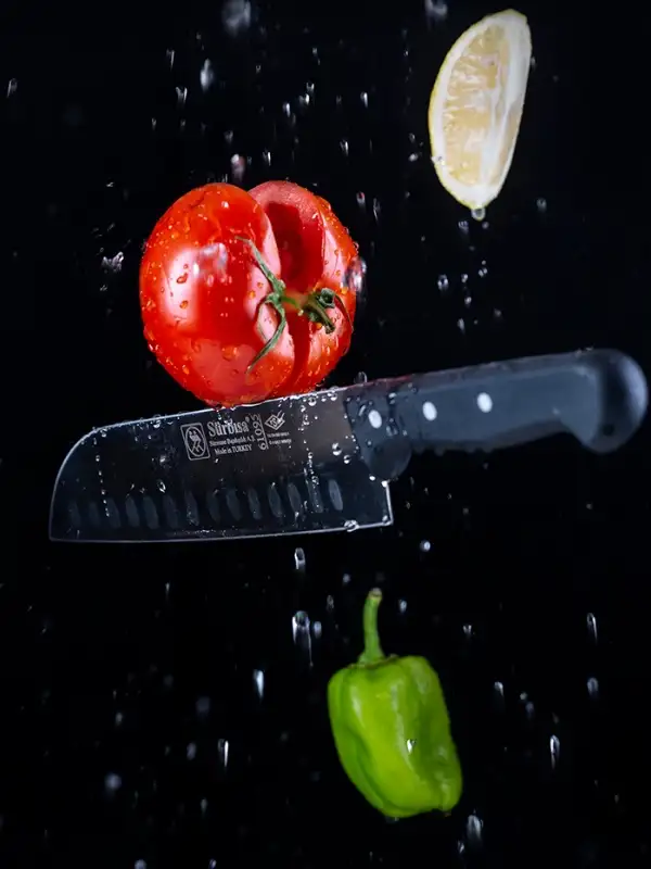 Sürbisa Aşçı Bıçağı - Santoku (Oluklu) 61095 19.0 cm