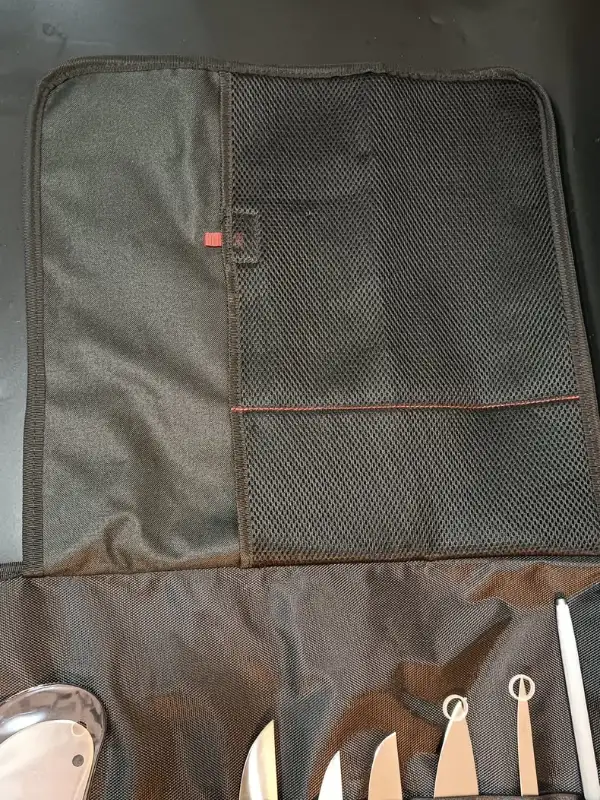 Sürbisa Büyük Boy Profesyonel Bıçak Taşıma Çantası – 12 Bölmeli, 59x46 cm