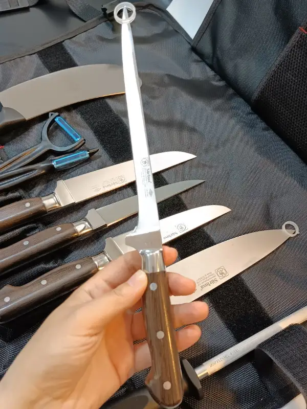 Sürbisa Çantalı Aşçı Gastronomi Handmade Bıçak Seti 9lu Set