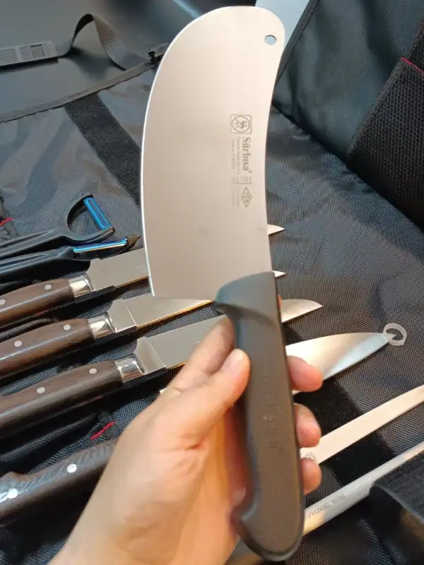 Sürbisa Çantalı Aşçı Gastronomi Handmade Bıçak Seti 9lu Set