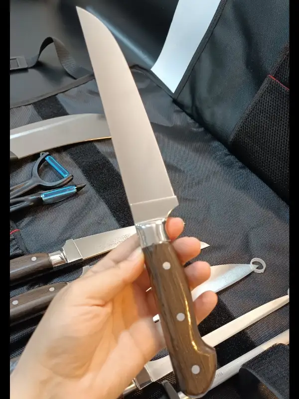 Sürbisa Çantalı Aşçı Gastronomi Handmade Bıçak Seti 9lu Set