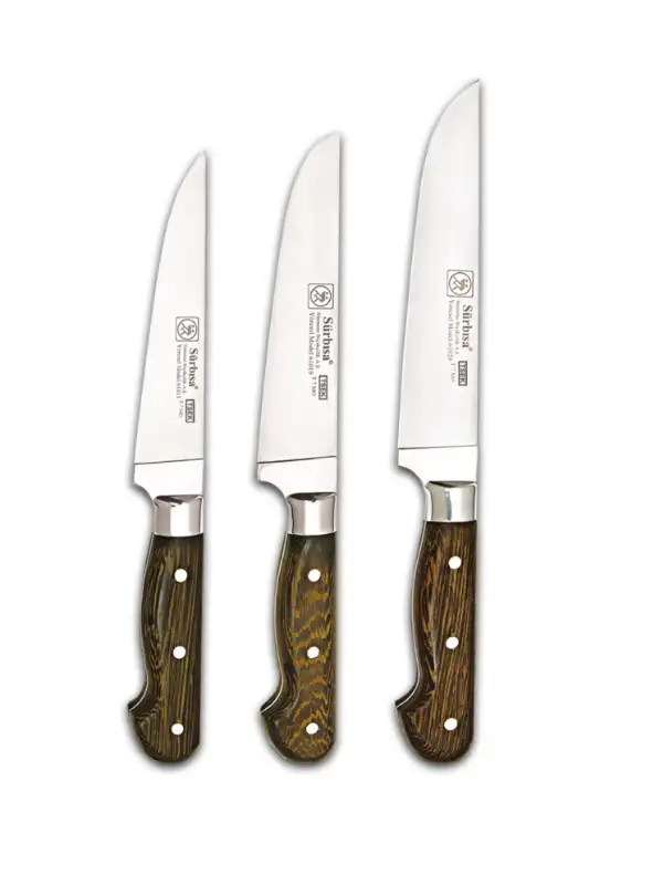 Sürbisa Kasap Seti (3lü Pimli Ahşap) 61010ym-011ym-020ym