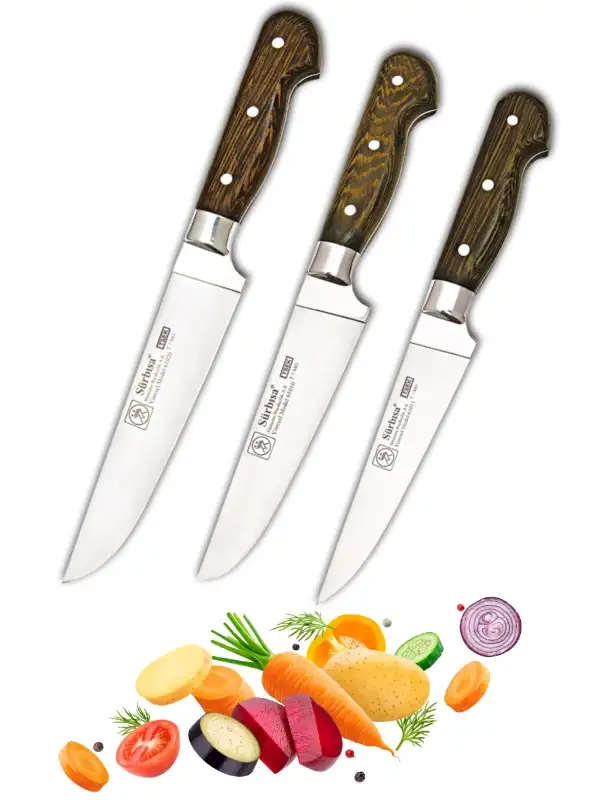 Sürbisa Kasap Seti (3lü Pimli Ahşap) 61010ym-011ym-020ym