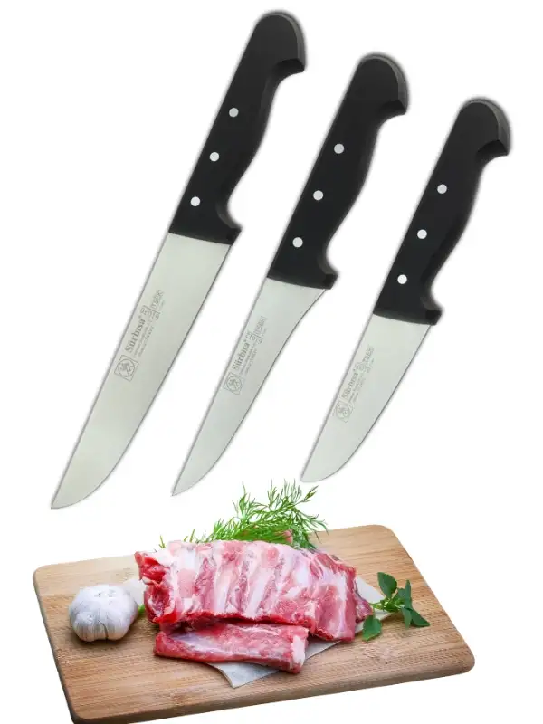 Sürbisa Kasap Seti (3lü Pimli Plastik) 61009-012-030