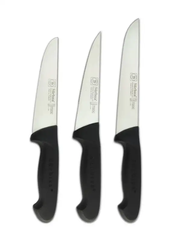 Sürbisa Kasap Seti (3lü Pimsiz Siyah) 61110-111-130