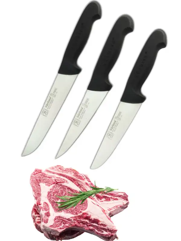 Sürbisa Kasap Seti (3lü Pimsiz Siyah) 61110-111-130