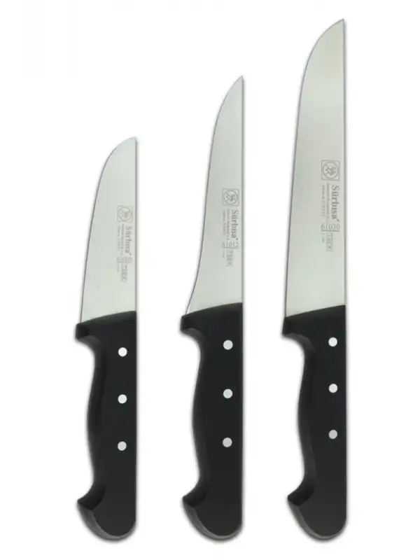 Sürbisa Kasap Seti (3LÜ PİMLİ PLASTİK)