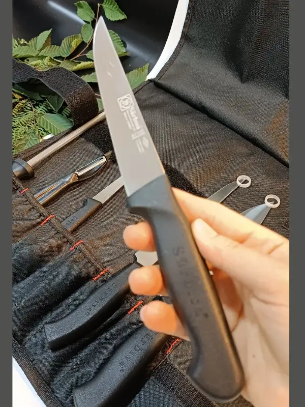 Sürbisa Kılıflı Sürmene Şef Bıçakları Seti Et, Ekmek, Sebze, Mutfak, İlk Şeflik Seti Hadnmade