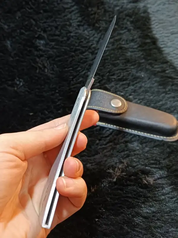 Sürbisa Krom İşlemeli Avcı Çakı Bıçağı (Tek Bıçaklı) 61808 8.0 cm