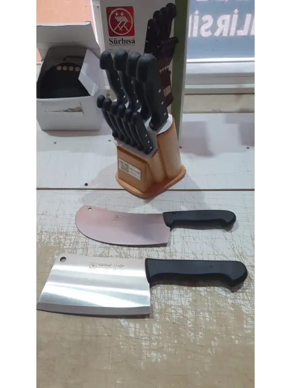 Sürbisa Mutfak Kasap Seti 10lu Set ve 2 Satır