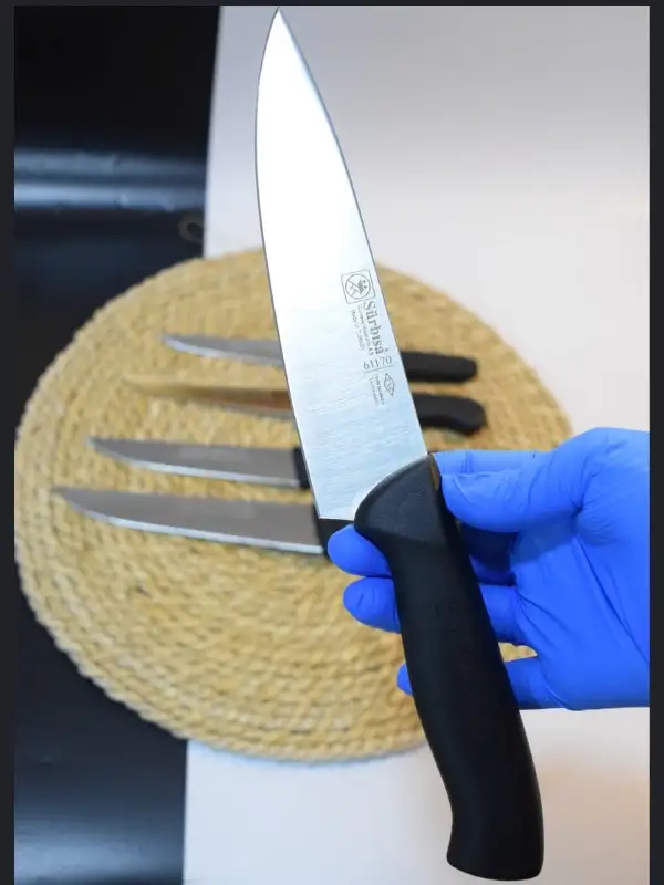 Sürbisa Siyah Sürmene Şef Bıçak Seti 5 Parça