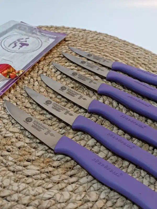 Sürdövbisa 61010 6lı Meyve Seti (Sivri Uç ) Mor