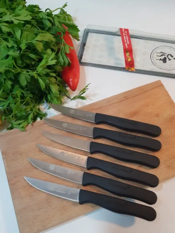 Sürdövbisa 61010 6lı Meyve Seti (Sivri Uç ) Siyah