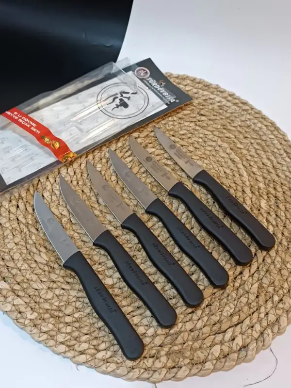 Sürdövbisa 61010 6lı Meyve Seti (Sivri Uç ) Siyah