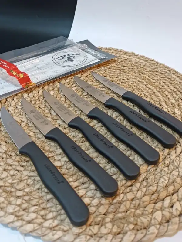 Sürdövbisa 61010 6lı Meyve Seti (Sivri Uç ) Siyah