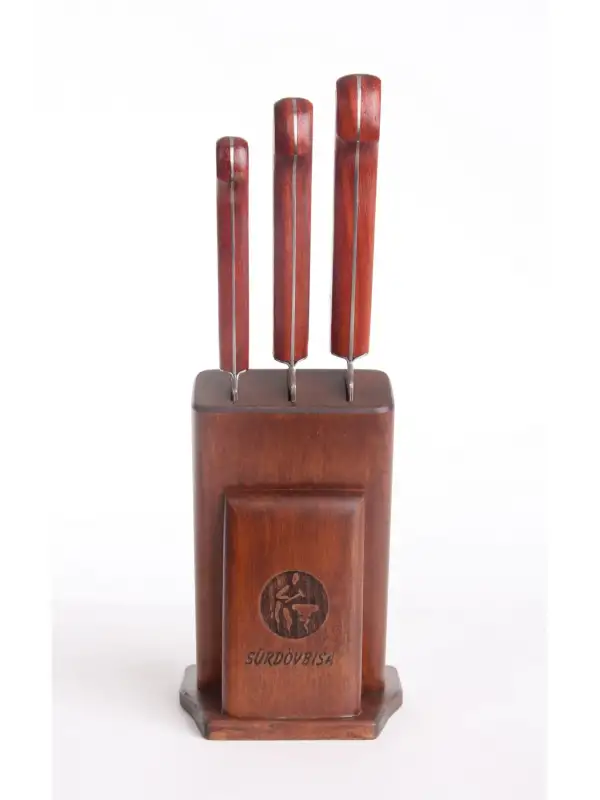 Sürdövbısa 61310 3Lü El Yapımı Ahşap Sap Mutfak Seti