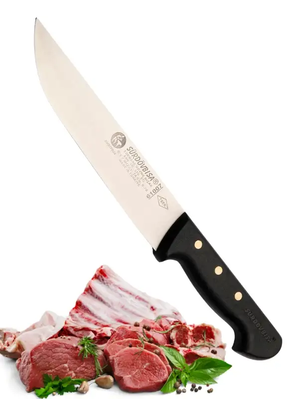 Sürdövbisa F61007 Plastik Pimli Sap Kasap Bıçağı (Kesim Bıçağı)