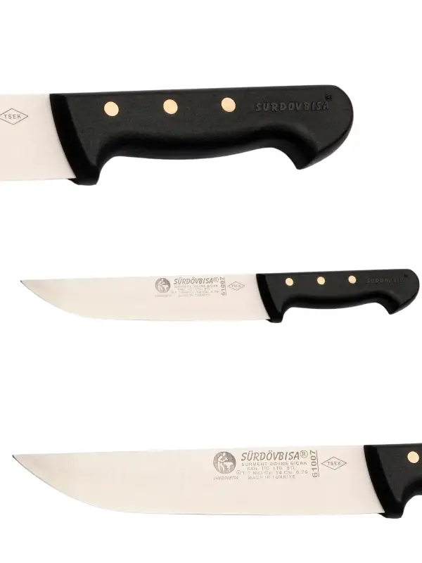 Sürdövbisa F61007 Plastik Pimli Sap Kasap Bıçağı (Kesim Bıçağı)