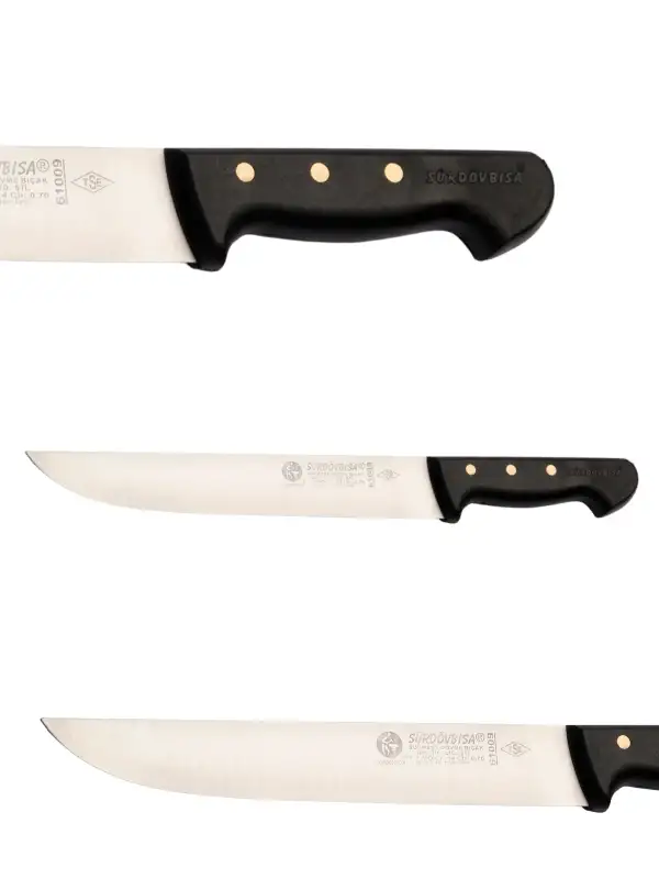 Sürdövbisa F61009 Plastik Pimli Sap Kasap Bıçağı (Kuşbaşı)