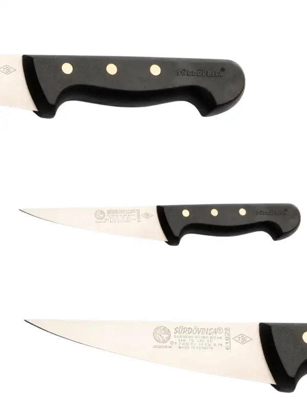 Sürdövbisa F61026 Plastik Pimli Sap Kasap Bıçağı (Sıyırma Bıçağı)