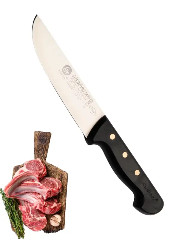 Sürdövbisa F61035 Plastik Pimli Sap Kasap Bıçağı (Deri Yüzme Bıçağı )