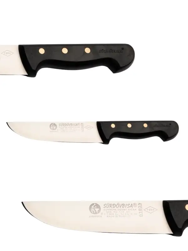 Sürdövbisa F61035 Plastik Pimli Sap Kasap Bıçağı (Deri Yüzme Bıçağı )