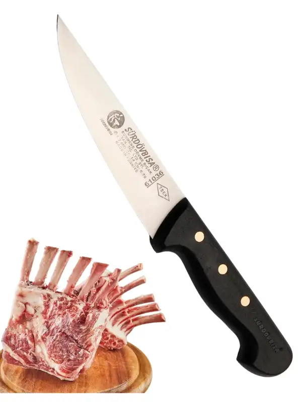 Sürdövbisa F61036 Plastik Pimli Sap Kasap Bıçağı (Sıyırma Bıçağı )