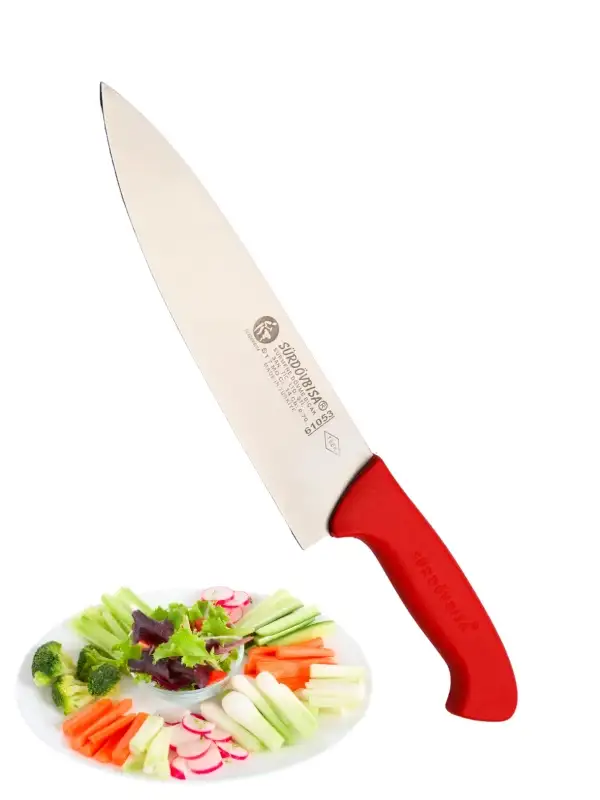 Sürdövbisa F61053 Plastik Pimsiz Sap Şef Bıçağı (SİYAH SAP)