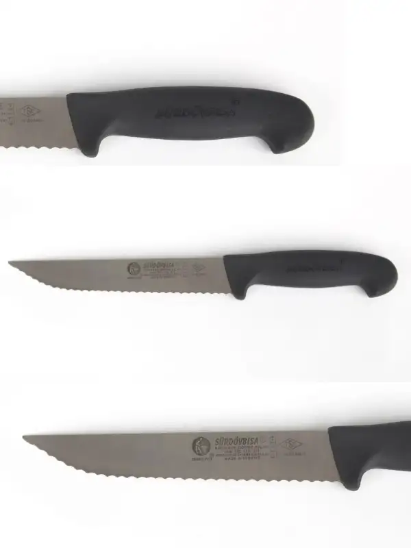 Sürdövbisa F61114 Pimsiz Plastik Sap Lazer Mutfak Bıçağı