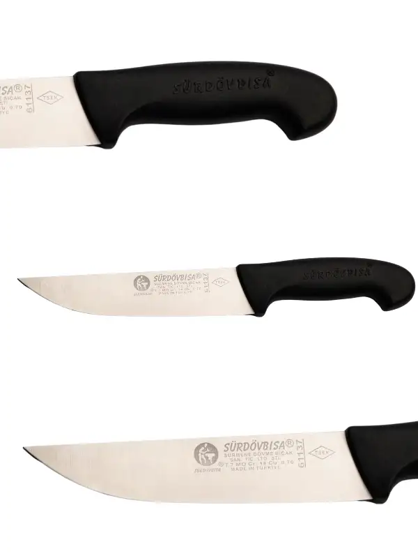 Sürdövbisa F61137 Plastik Pimsiz Sap Kasap Bıçağı (Et Parçalama)